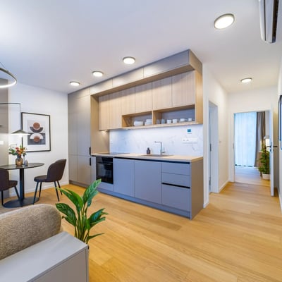 Rental of a stylish 2-room apartment, 50 m², in Ružinov district, Bratislava, Slovakia